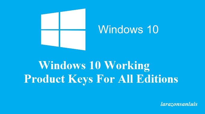 free activation codes for windows 10