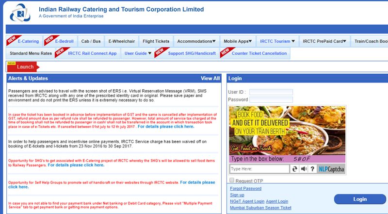 Book IRCTC Tatkal Tickets Using Pay On Delivery