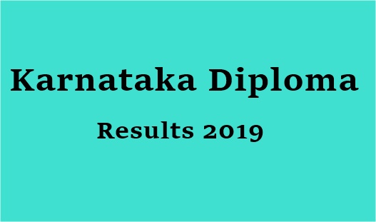 DTE Karnataka Diploma Results 2019